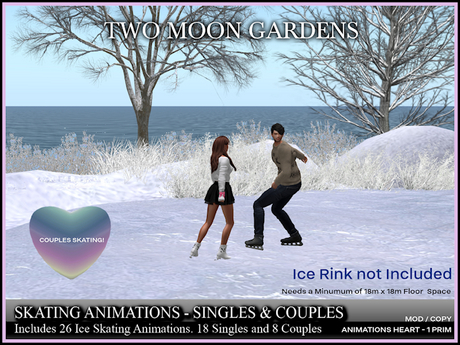 Second Life Marketplace - Ice Skating Animations COUPLES